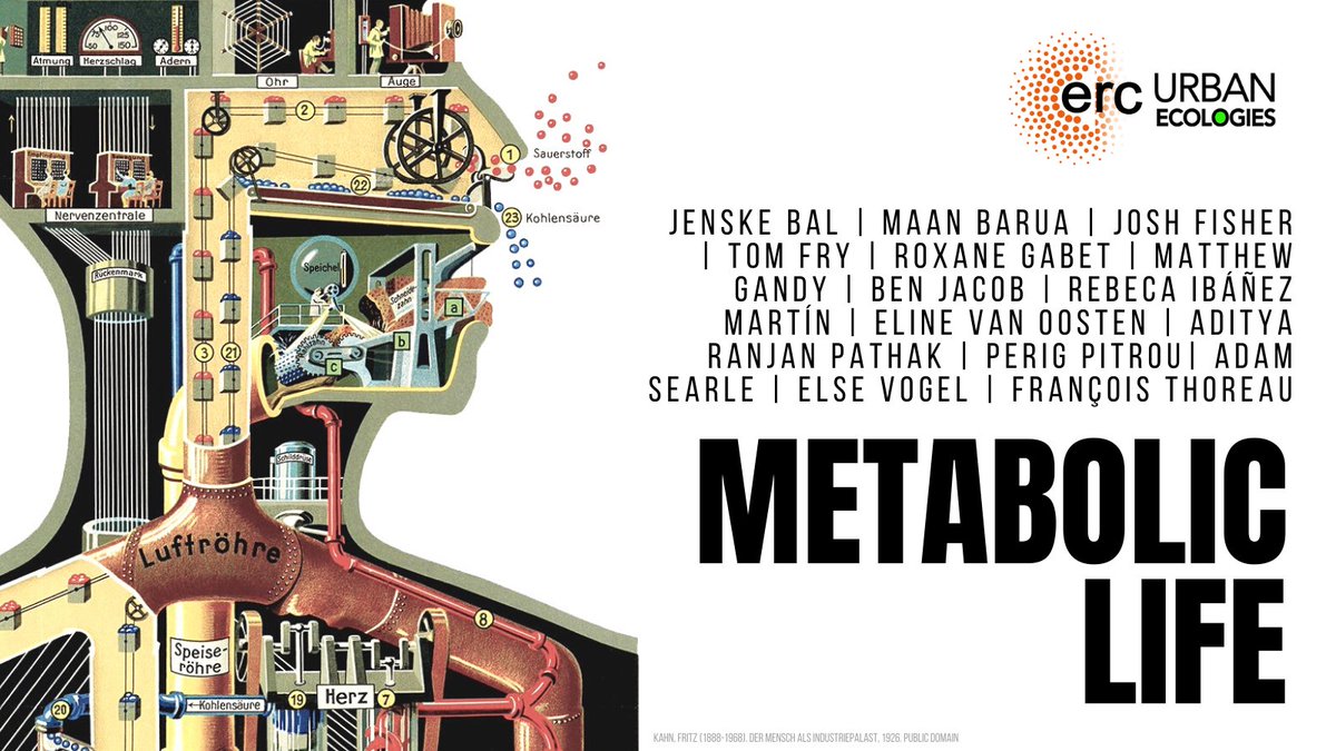 UEcologies's tweet photo. #Metabolic #Life: we are delighted to announce our forthcoming workshop on the 19th of January!  @ERC_Research and @CamUniGeography. #UrbanEcologies https://t.co/UbPIVbbcPd