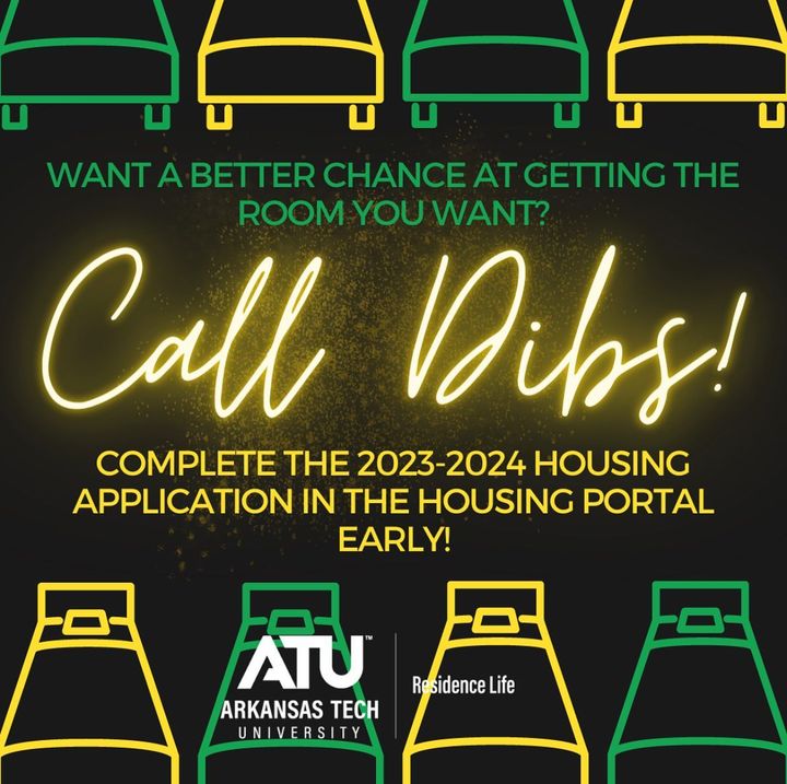 Planning for college is already stressful… why not make it easier on yourself and go ahead and apply for 2023-2024 housing? Not to mention starting this process NOW will increase the likelihood of getting the dorm you want!!