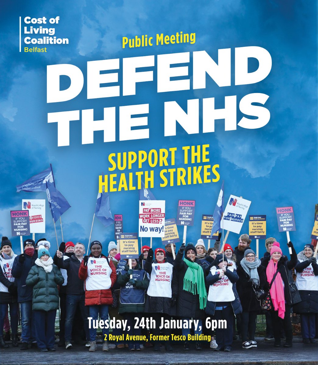 Cost Of Living Coalition Belfast tweet media