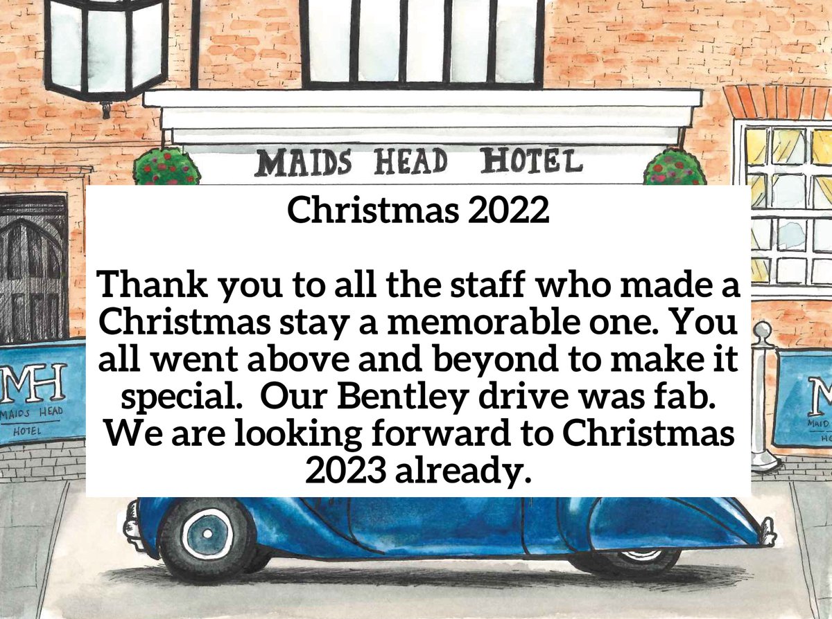 Another 5 Star Bubble Trip Advisor Review!

We have a great team here at the Maids Head Hotel and reviews like this show just how special we make each and every guest feel. 

Well done to all the Maids Head Team you deserve this 5 star review.

#5starbubblereview #maidsheadho ...