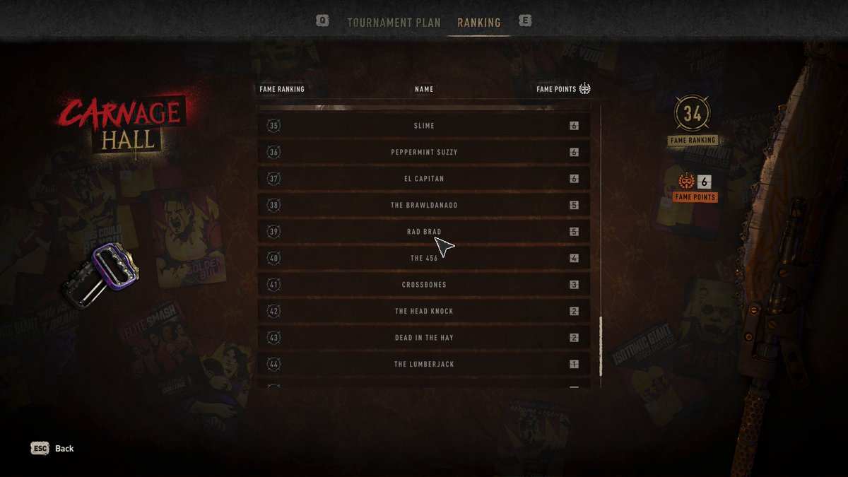DeadlyGamer2k's tweet photo. @thaRadBrad Was playing the Bloody Ties dlc in @DyingLightGame And found this name in the fame ranking. Reminded me when i was younger and would your videos. You have truly made an impact in a lot of peoples lives homie. https://t.co/M9cd3IVeFI