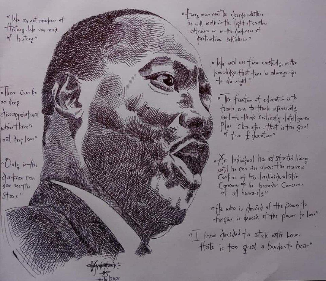 When a great man Speaks, his words still echoes to the next generations💕💕
#MartinLutherKingJrDay #MLK @pujaawasthi @drippieverse #NFT #NFTartwork @Odunerd #doodle #sketch