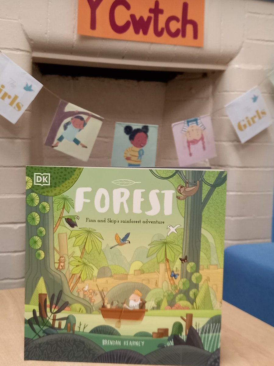 DiversityCogan's tweet photo. Today our younger judges at @CoganPrimary enjoyed listening to FOREST by #BrendanKearney at assembly time, @dkbooks, and our year 6 judges were busy reading and rating all the longlist books this afternoon 📚😀 https://t.co/GUJTarWGPV