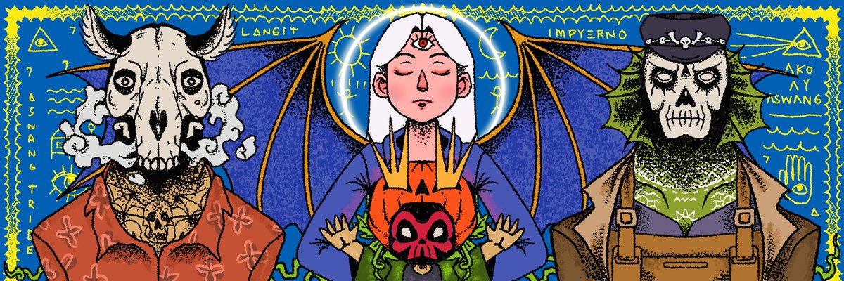 🧵 This week's Artist Spotlight for Aswang Tribe Collabs is @meowinism - an illustrator and street artist from the Philippines 👁️