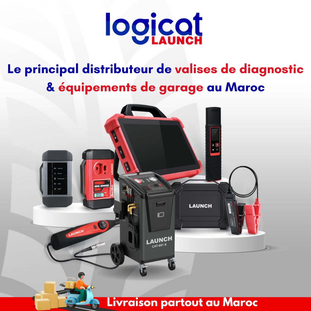 LogicatLaunch's tweet image. Envie d’avoir un atelier automobile futuriste?
Equipez le et ajoutez  une touche moderne grâce à une collection d’équipements #Launch adaptés aux nouvelles technologies de la réparation  automobile
Rendez-vous sur :bit.ly/3XTyENB
Ou contactez nous sur : 0661905470