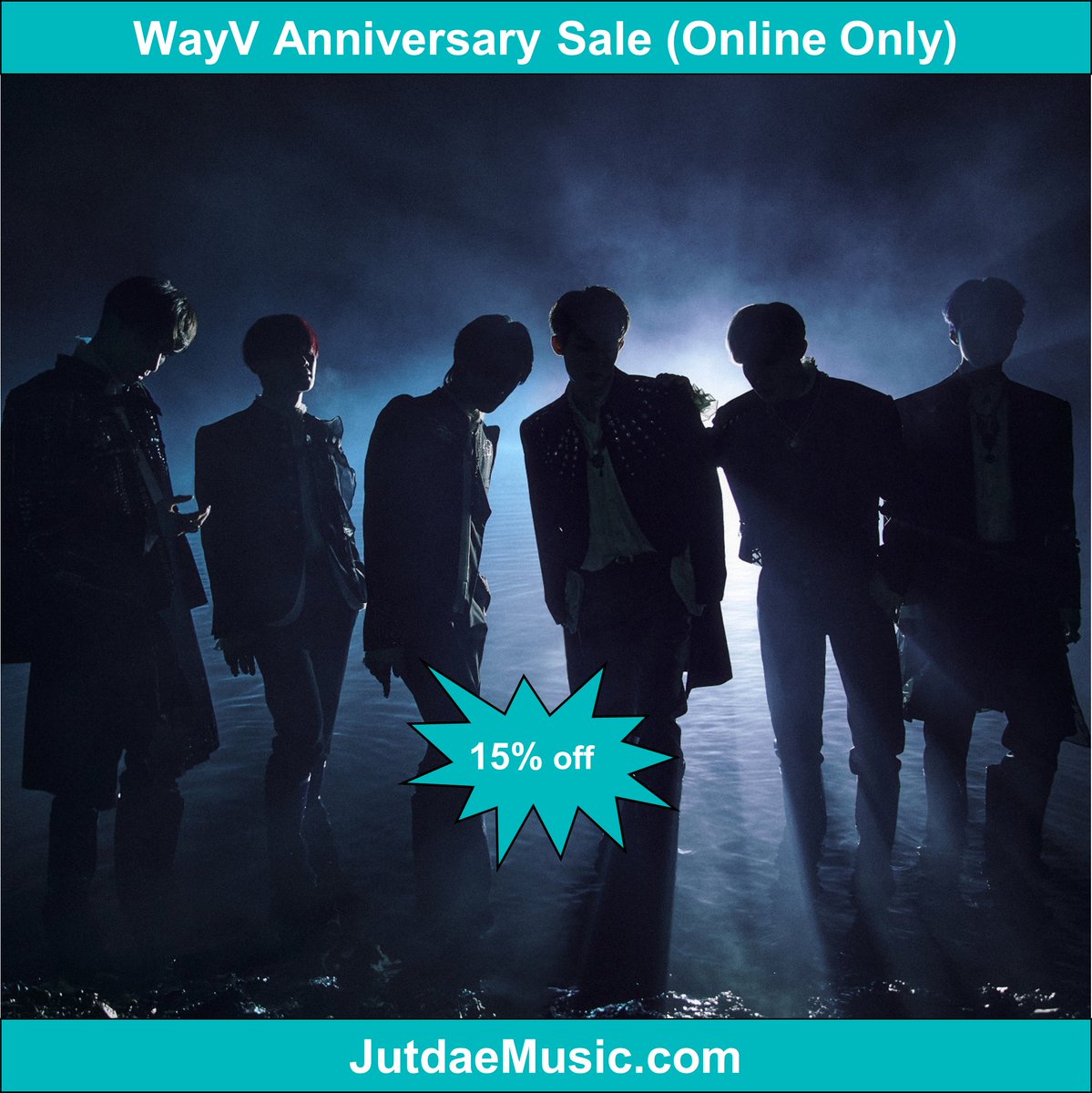 JutdaeMusic's tweet photo. Happy Anniversary WayV!
Online only at https://t.co/PuRFfBCnAw, find WayV and NCT U albums 15% off until 1/25 12am et!
#wayv #nct #wayvalbum #wayvalbumsale #nctalbum #nctalbumsale #wayzenni #nctizen #jutdae #jutdaemusic #kpop #kpopstore #kpopalbum #kpopsale https://t.co/b2m3FO9Qja