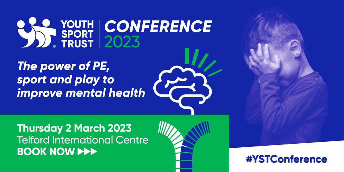 I’m excited to announce that I will be speaking at the @YouthSportTrust National Conference 2023: The power of PE, sport and play to improve mental health, on 2 March. Get your tickets here!!! #YSTConference  bit.ly/2023YSTConfere…