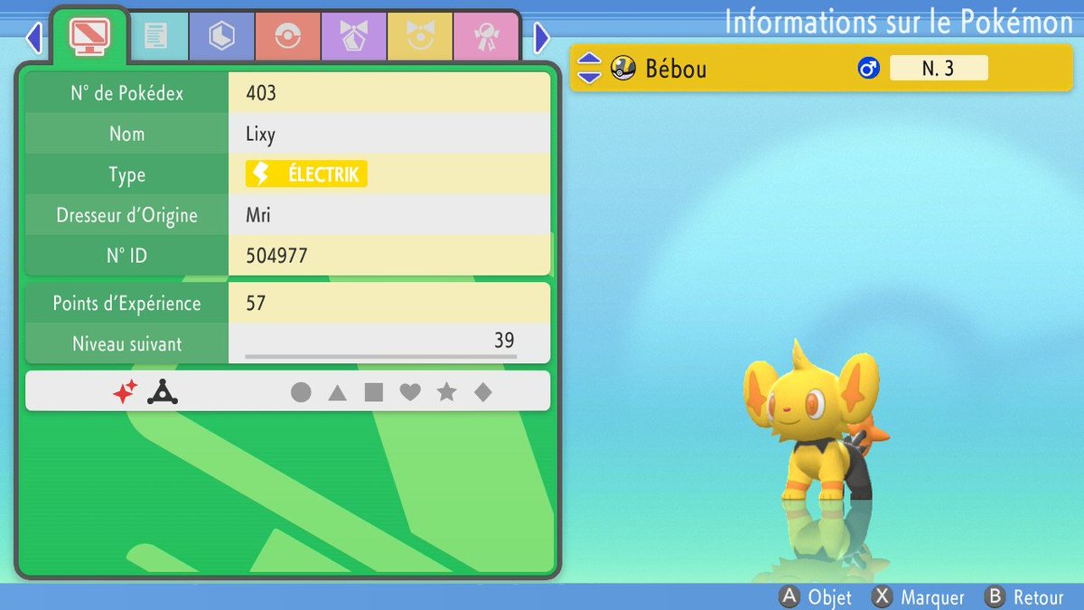 Maillotric1's tweet photo. 441 Rencontres pour ce magnifique Lixy ! L'un de mes pokemons préférés ! Fait avec statik bien sur #pokemon #Shiny #Lixy

64/488

LIXY

@Zolairx @DreamschannelYT @LaRebouille @TheHolomovement @NashInside @ice_mxx https://t.co/BdWmSqOpfk
