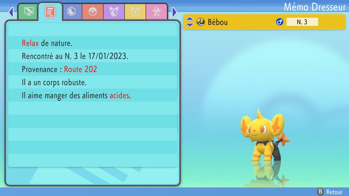 Maillotric1's tweet photo. 441 Rencontres pour ce magnifique Lixy ! L'un de mes pokemons préférés ! Fait avec statik bien sur #pokemon #Shiny #Lixy

64/488

LIXY

@Zolairx @DreamschannelYT @LaRebouille @TheHolomovement @NashInside @ice_mxx https://t.co/BdWmSqOpfk
