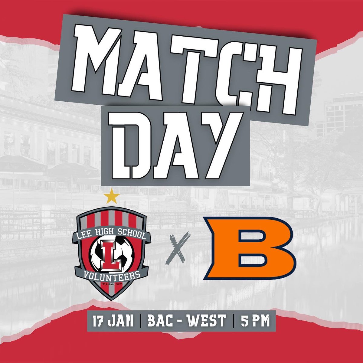 Put on some Red &amp; head to Blossom tonight for our 2nd District Game against <a href="/BRONCOSFUTBOL/">Brandeis HS Men’s Soccer</a> - it’s going to be a good one! 👏🏼#MATCHDAY #GoVols #RefuseToLose