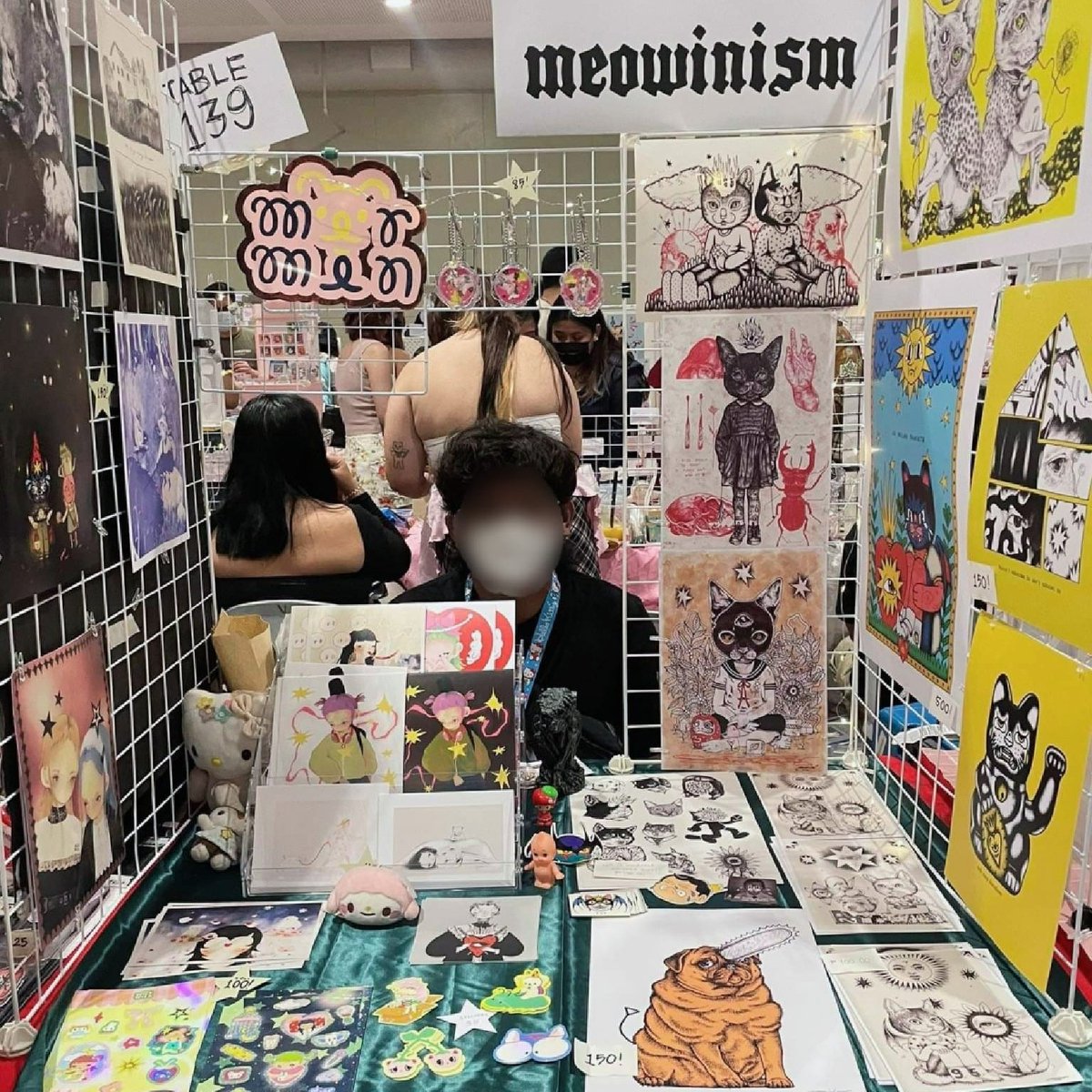 🧵 Check out more of @meowinism’s art at facebook.com/Meowinism/ + instagram.com/meowinism/ and learn more about their art journey in our weekly Twitter Spaces on Saturday (Jan 21) at 10am EST 👁️