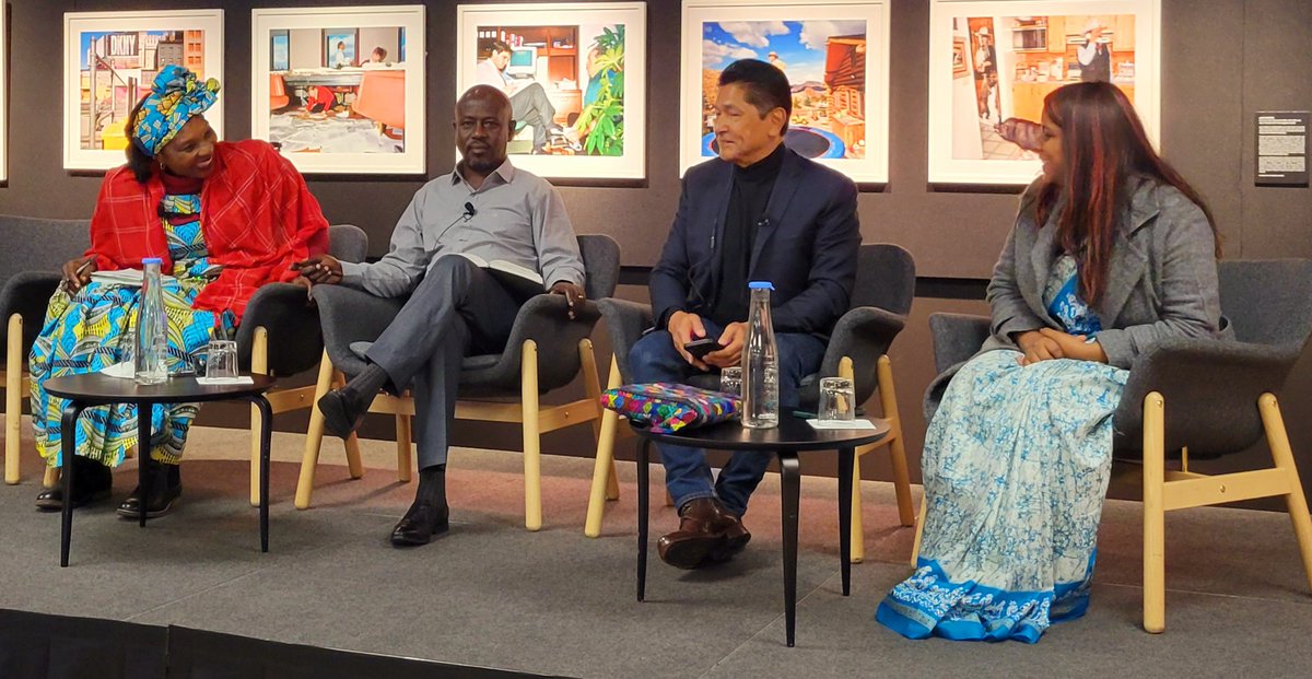 Our panel represents Indigenous and community leaders from India (@SorengArchana), Kenya (@ilepa2 ), Mexico (@alianzabosques) and Cameroon (@CecileNdjebet)! #RRIDialogue @SwedeninUSA