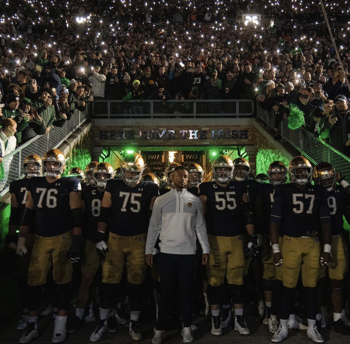 A bond that can't be broken ☘️ h/t Notre Dame Football