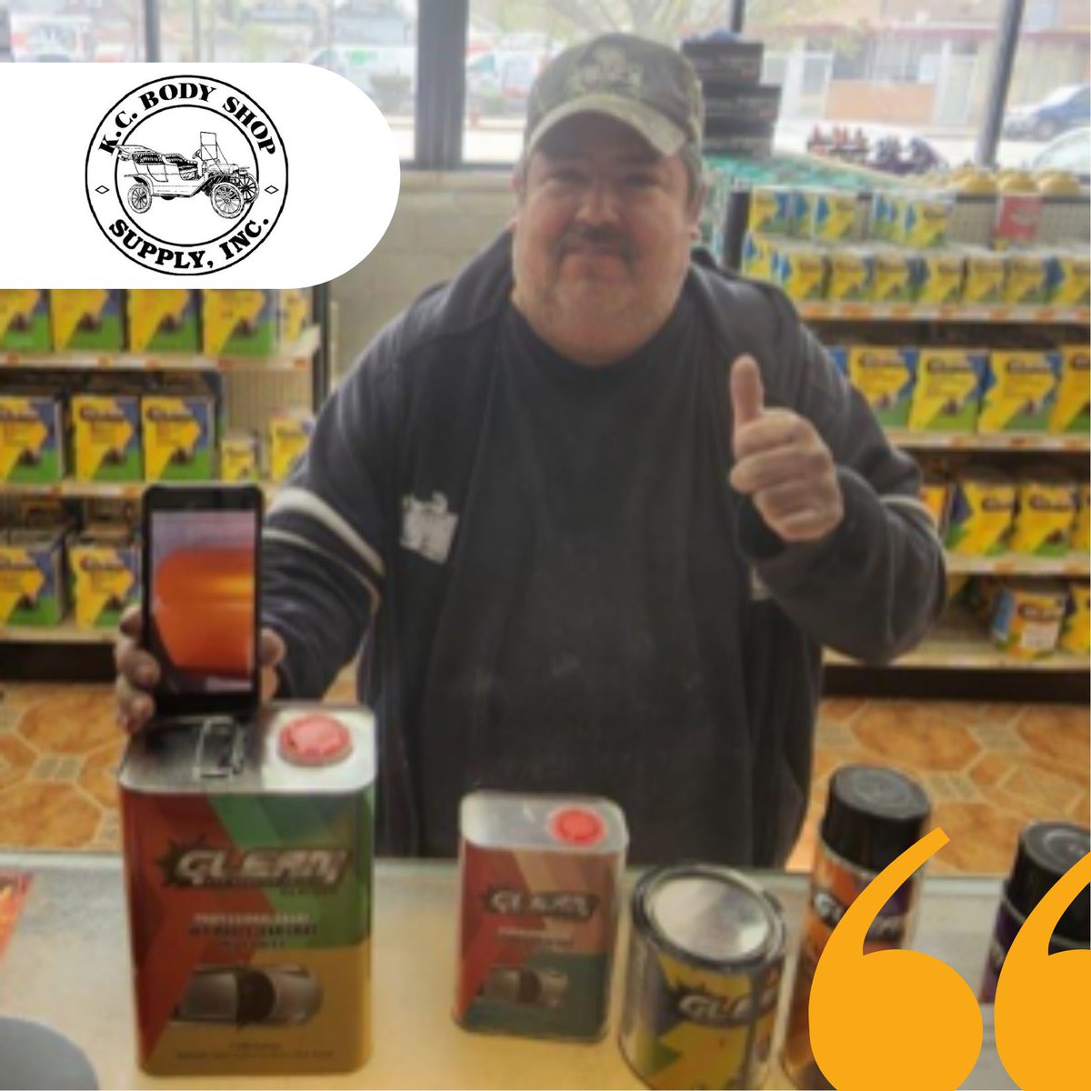 KCBodyShop's tweet image. "KC has greatly increased the efficiency of my business." - Mark
#KCBodyShopSupply #GleamAutomotiveFinish #AutoPaintShop #CarPaintShopsNearMe #CarPaintingNearMe #CarTouchupPaint #CarsPaintStore #CarCoating #AutoRefinish