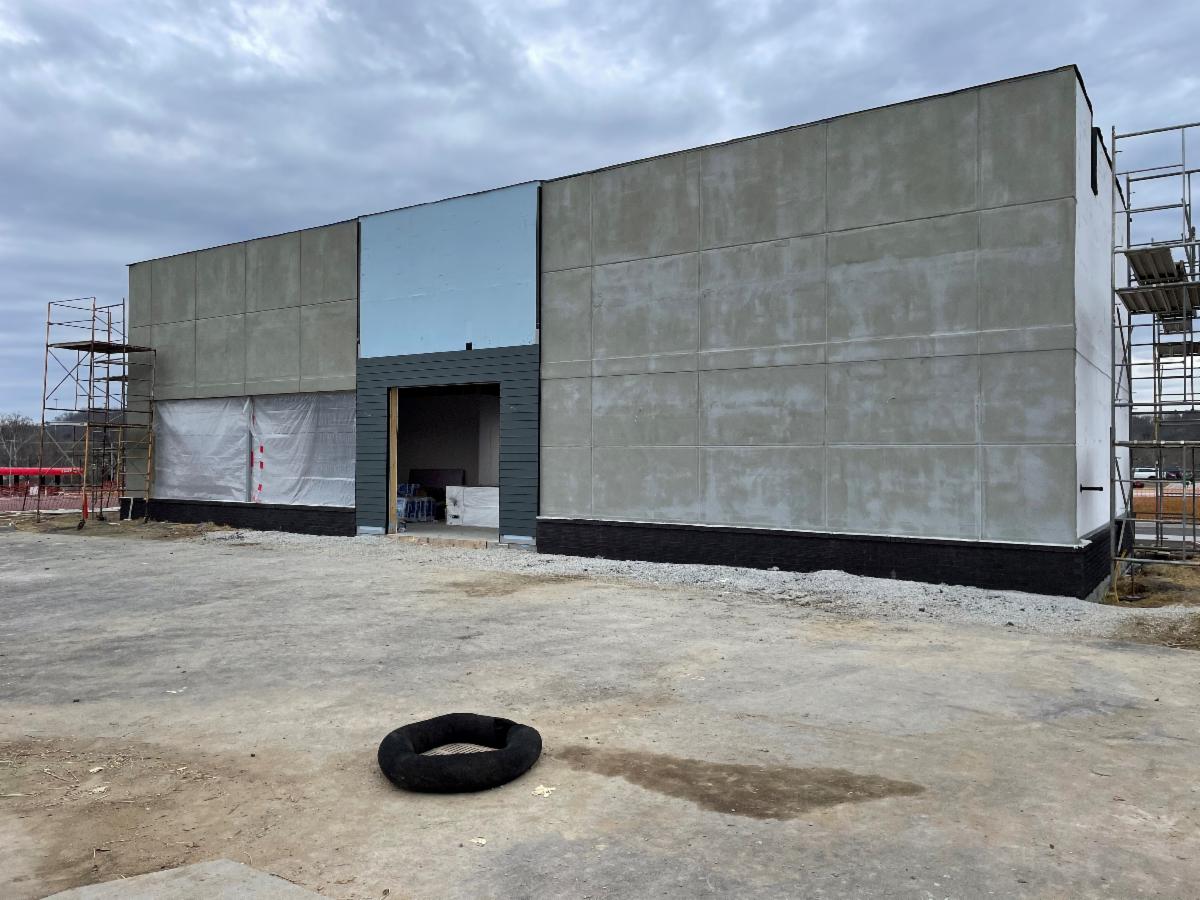 PrayConCo's tweet photo. Want to know what the newest building at Tanyard Station in Barboursville is going to be? We are building the structure and exterior for Starbucks to finish the interior and open later this year.
.
.
.
#WVDesignBuild
#WVGeneralContractor
#ATraditionofBuildingExcellence https://t.co/ddmB0dc5fQ