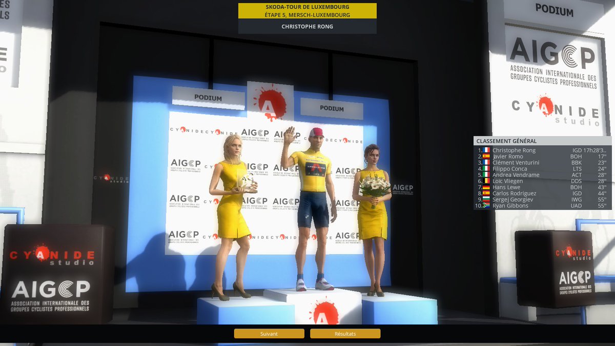 RongChristophe's tweet image. Je remporte le classement général du Tour du Luxembourg 2026. Je suis prêt pour demain, le championnat du monde #PCM2020