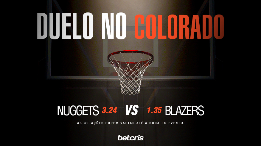 Duelo da Conferência Oeste da NBA. 🏀

Jogando em casa, o líder da Conferência, o Nuggets, busca mais uma vitória pela temporada regular da NBA no confronto contra o Blazers. ⛹️

Qual o seu palpite para este confronto?
bit.ly/3uC8LX7 🤔