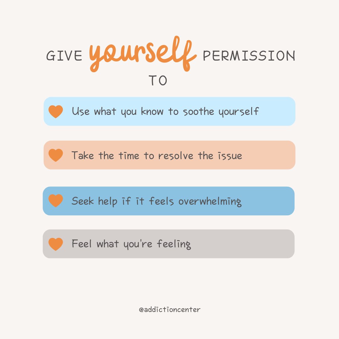 Remember to take time for yourself. Take it slow, breathe deep, and be in the moment.

#permission #soothe #selflove #awareness #community #addictioncenter