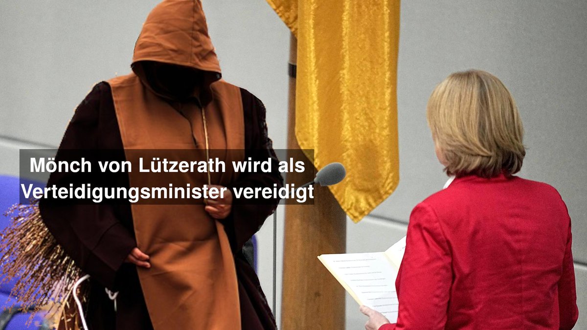 helgol's tweet photo. #MoenchVonLuezerath wird #Verteidigungsminister 

#Moench von #Luezerath https://t.co/z3novxkR95