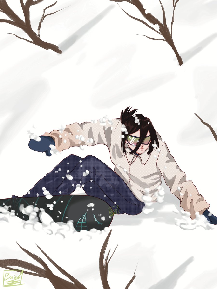 BaalArts's tweet photo. A little series im making! Chainsaw man characters snowboarding! First with Lady reze! Hope everyone enjoys!

#art #procreate #chainsawman #ladyreze #reze #snowboarding #sport #anime #manga https://t.co/GqawcH0Tgz