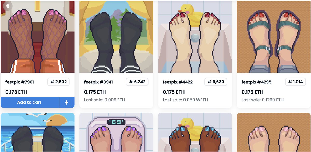 glitch_888's tweet photo. Bob: So what do you do?

Me: I'm an entrepreneur and an investor.

Bob: Awesome, what do you invest in?

Me: Feet pics. 

#NFT @feetpixwtf https://t.co/C2bYHc03Ko