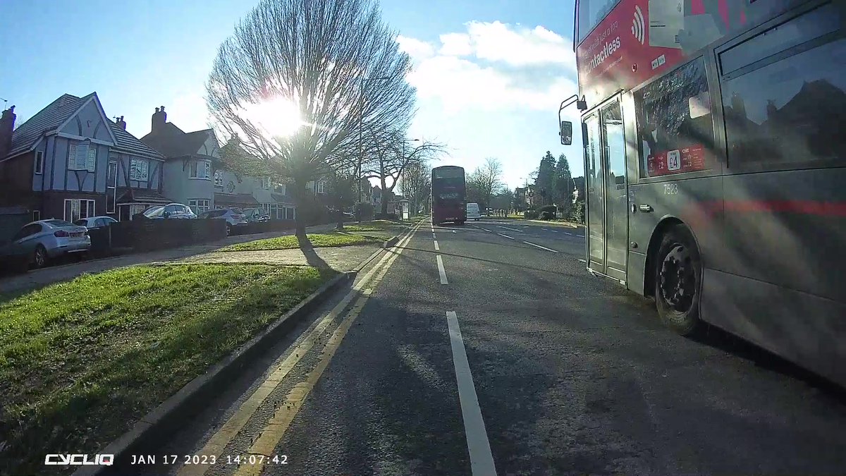 FrankleyMan's tweet photo. Just submitted my latest #ClossPass report to @WMPolice. Once again, it involves a @nxwestmidlands driver.
I don't believe my gesticulations made a difference to the second driver, so it shows, NXWM does employ some good. It's just a shame so little is done about the bad ones. https://t.co/j9ePwecNeg