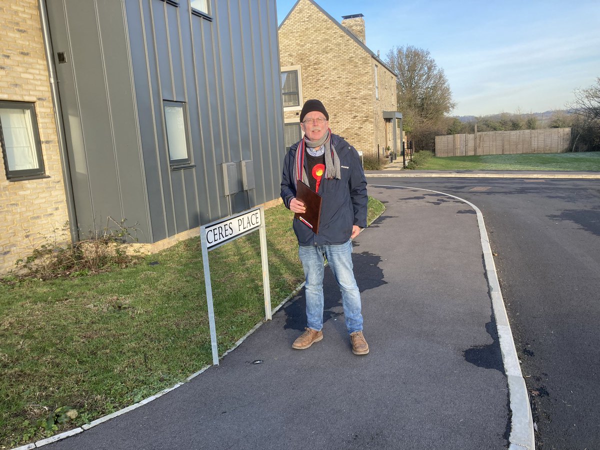 Good couple of sessions out on the doorstep in #Calne this week, campaigning with John Boaler, our candidate for the Chilvester &amp; Abberd ward town council by-election. Our letter to postal voters seems to have been well received...lots of people positive about John's pledges.