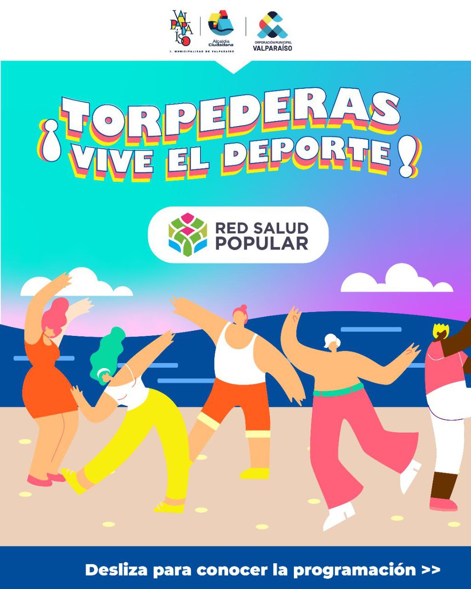 vlpoinfo's tweet photo. 📣¡Taller Deportivo en playa Las Torpederas!📣
Ven y participa en diversos talleres que tenemos para toda la familia junto a @Redsaludpopular.
🤹🏼‍♀️
⚽
🤸🏽‍♀️
🧘🏽‍♀️
🤸🏾‍♂️
🎽
🥋

Para más información visita ➡️ https://t.co/Aj2gNsSMbj
#Valparaíso #Deporte #Enero2023 #Vlpo https://t.co/nc96pj1YKD