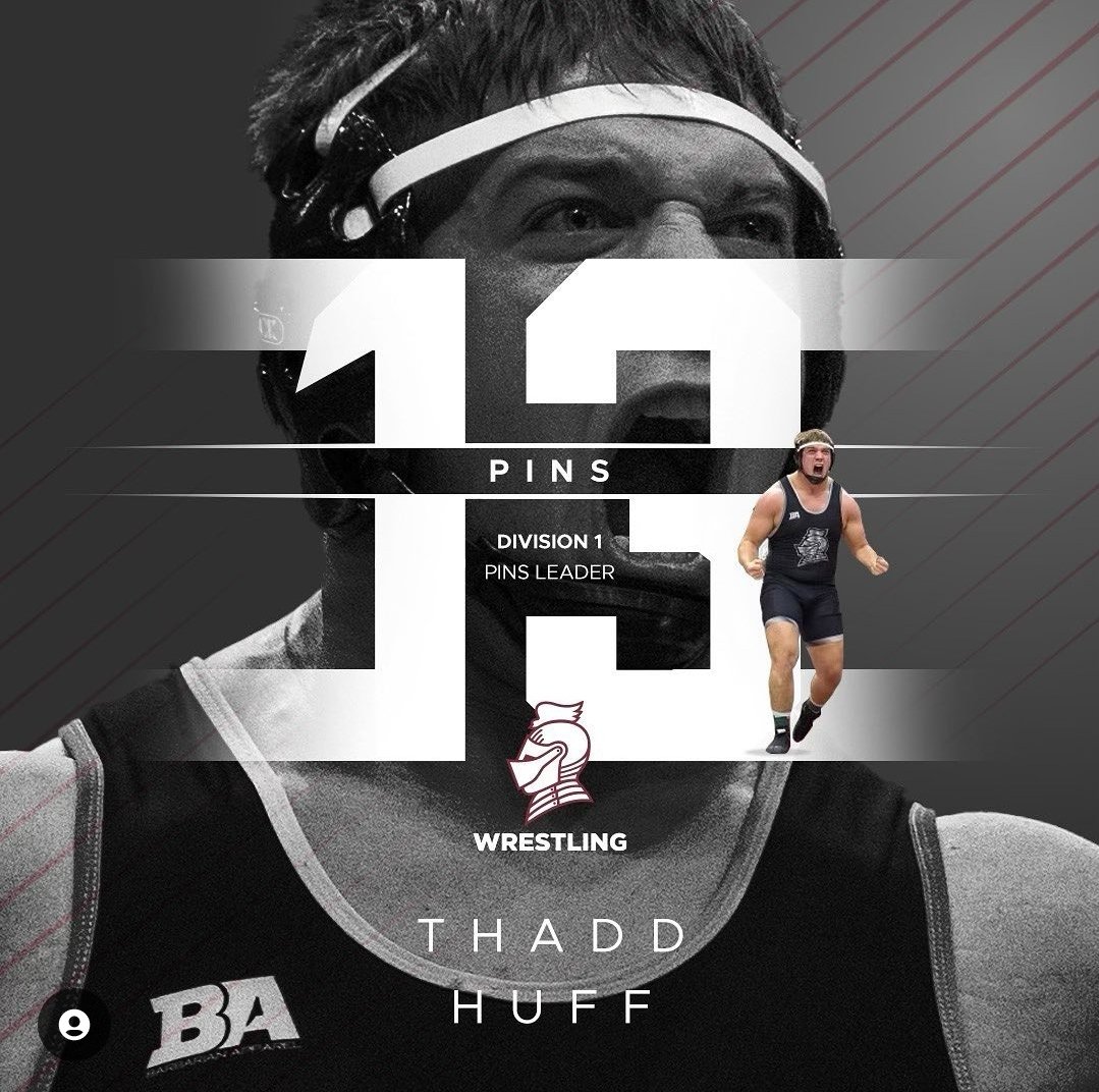 Our very own, Thadd Huff leads all NCAA Division I wrestlers in pins on the season with 13. Keep up the great work Thadd!

<a href="/drloukramer/">Lou Kramer</a> <a href="/MGBrowning9/">Michael Browning</a> <a href="/CoachCut144/">Kyle Cutler</a> <a href="/Mrs_Shaw1/">Carla Shaw</a> <a href="/LHS_WRE_Raiders/">LHSWrestlingRaiders</a>