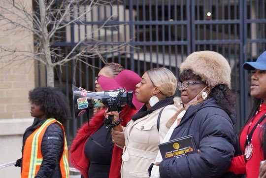 BerniceKing's tweet photo. Moments from yesterday’s #MLKDay March in #Atlanta.

 #MLKEveryday  #MLK #CorettaScottKing https://t.co/ojUspPp1GI
