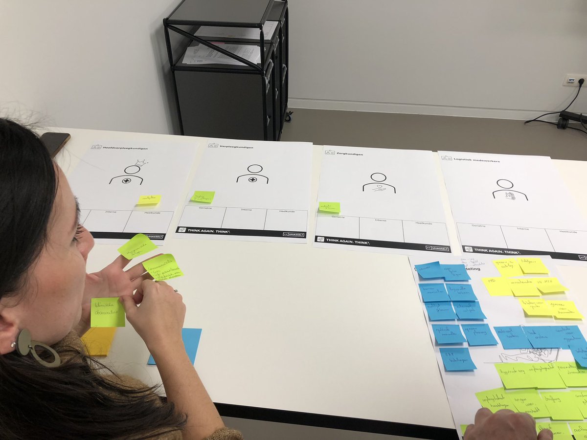 Vandaag kregen we de zorgcoördinatoren van <a href="/ZOLziekenhuis/">ZOL</a> op bezoek om samen te denken over de organisatie van zorg op verpleegafdelingen. #thinkAgainThink3 #nursing #healthcareEngineering