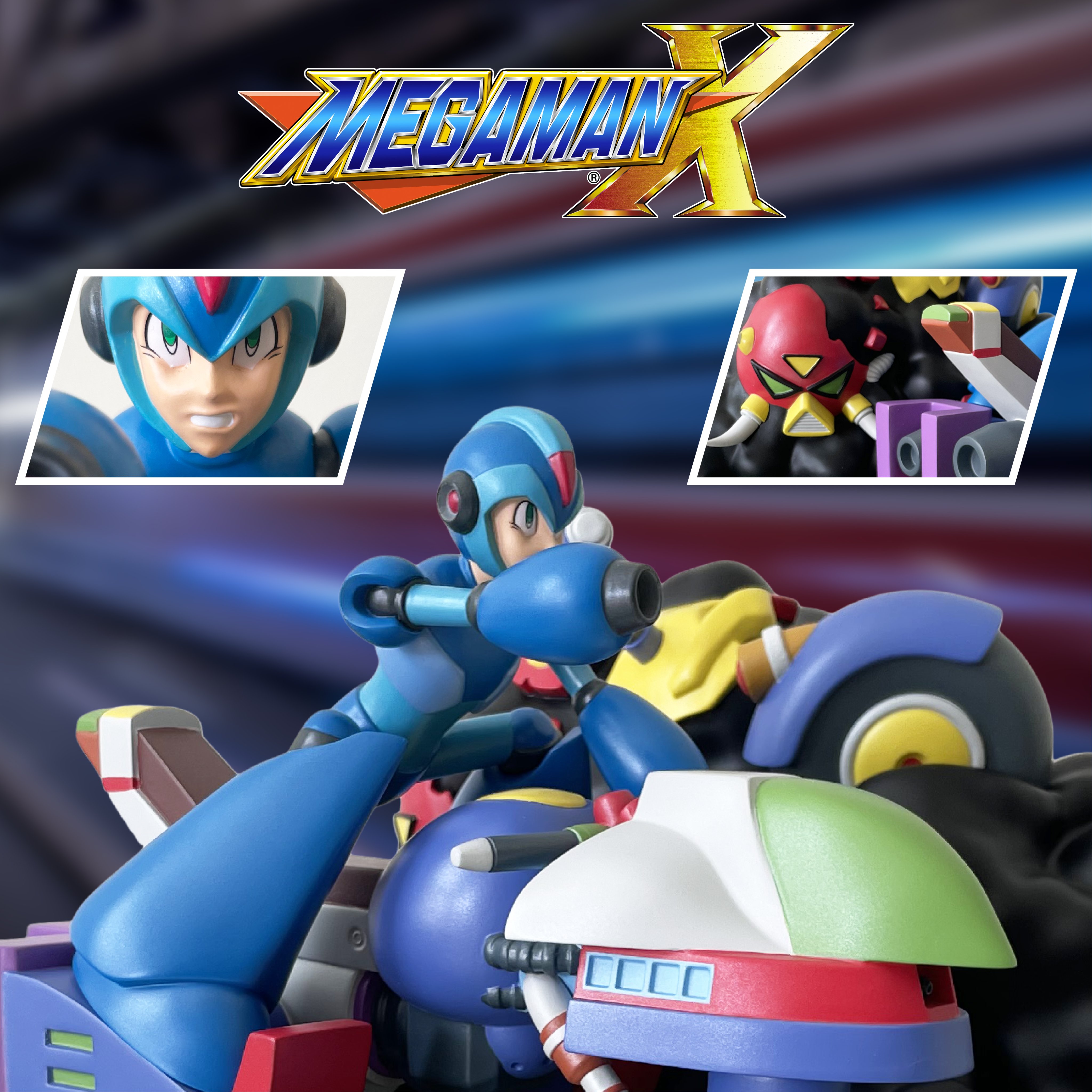 Mega man x statue sale