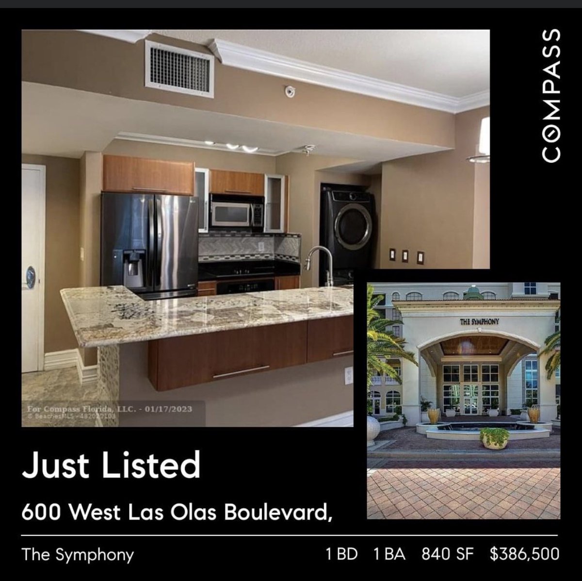 echearealty's tweet image. JUST LISTED!  The Symphony located on the New River, Fort Lauderdale next to the Broward Performing Art Center.  Contact Lisa Echea for more information 305-431-4745. #echeagroup #compassagent #sellinghomes #condoforsale #CondoLiving #fortlauderdalerealestate #lisaechea