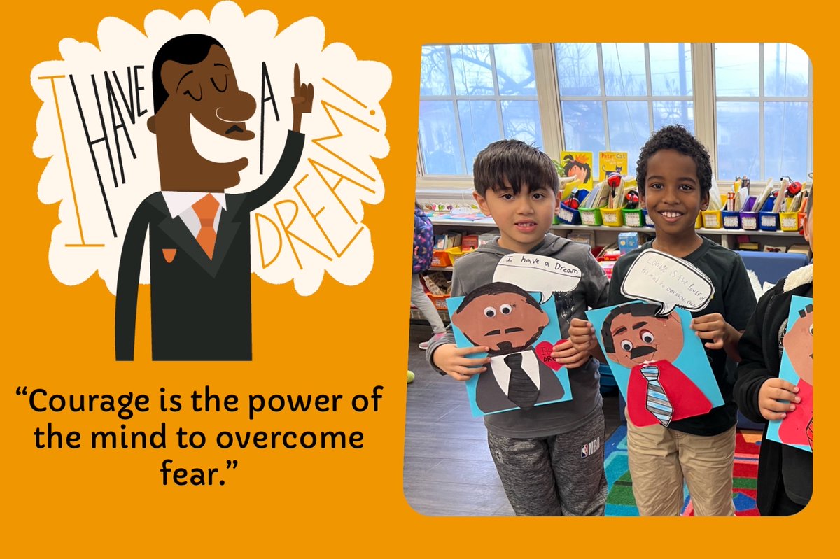 BaldwinUFSD's tweet photo. Steele Elementary School celebrated Dr. Martin Luther King, Jr. last week. Check out some of the work from Mrs. Nancy Aquino’s second grade class.   #WhatsBRUINinBaldwin #BaldwinSteele #MLK #IHaveADream https://t.co/8gHbxcc6Js
