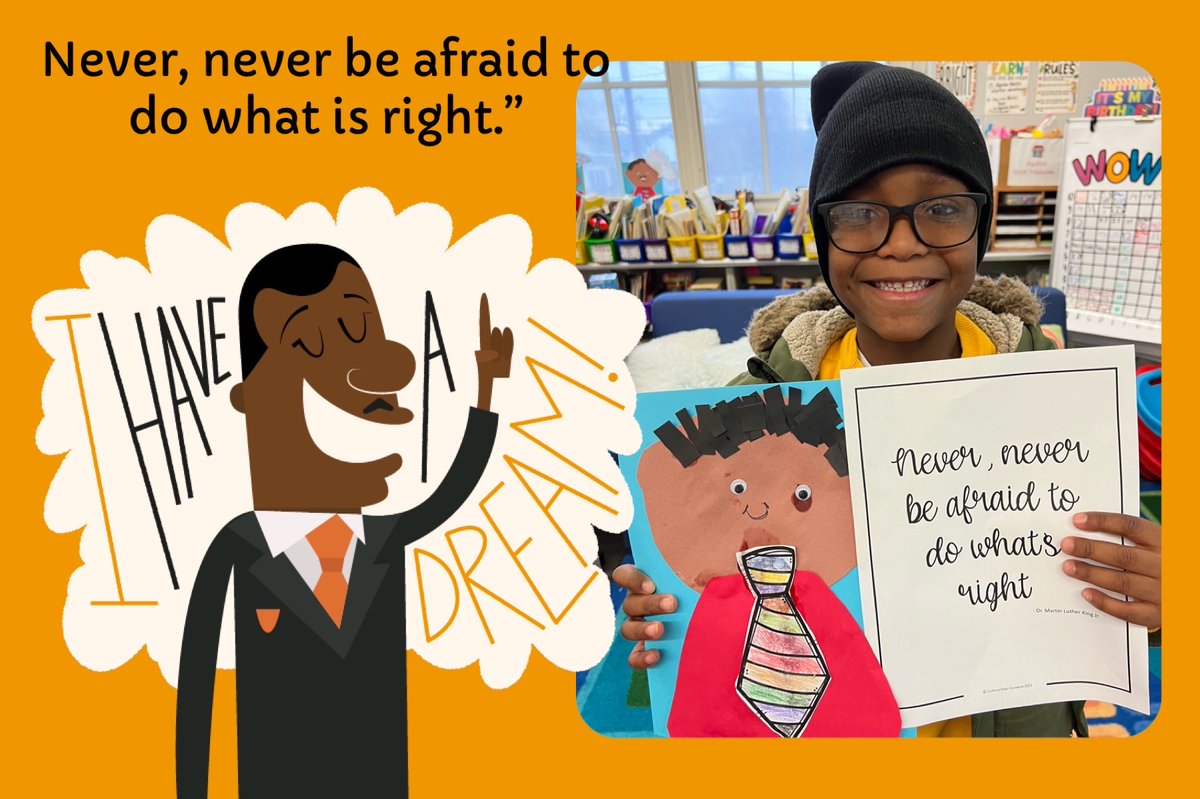 BaldwinUFSD's tweet photo. Steele Elementary School celebrated Dr. Martin Luther King, Jr. last week. Check out some of the work from Mrs. Nancy Aquino’s second grade class.   #WhatsBRUINinBaldwin #BaldwinSteele #MLK #IHaveADream https://t.co/8gHbxcc6Js