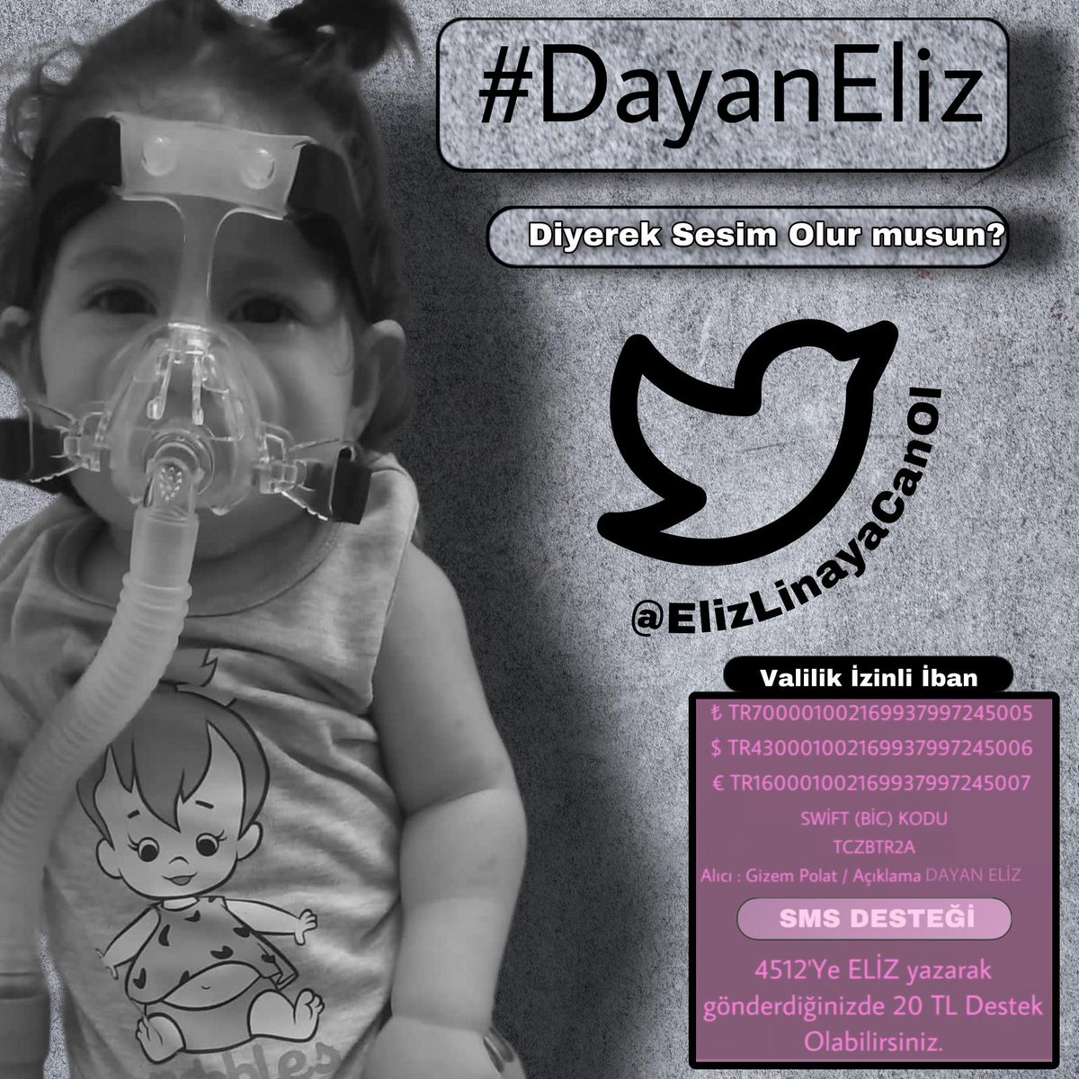 Bu Akşam Eliz için #DayanEliz diyoruz. Siz de sesimiz olur musunuz? #DayanEliz @cumaicten @se3rap @kizilirmakilkay @YildizzTilbee #DayanEliz