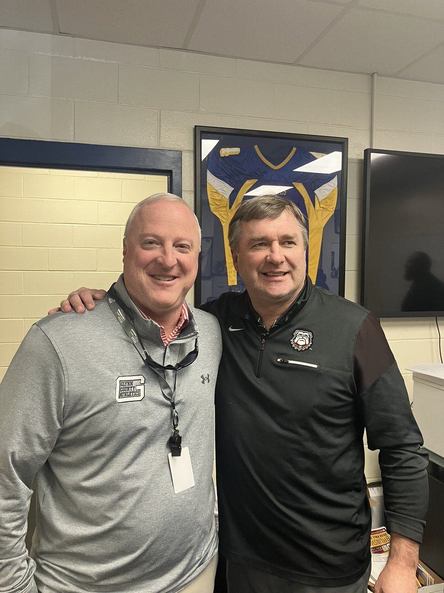 Steve Waters (@adstevewaters) on Twitter photo Great having the top DAWG from the Back to Back National Championships in Glynn County today. <a href="/KirbySmartUGA/">Coach Kirby Smart</a> <a href="/UGAAthletics/">Georgia Bulldogs</a> <a href="/RedTerrorsFB/">GA Football</a> <a href="/BrunswickFB/">Brunswick High Football</a> <a href="/GeorgiaFootball/">Georgia Football</a> Great having the top DAWG from the Back to Back National Championships in Glynn County today. <a href="/KirbySmartUGA/">Coach Kirby Smart</a> <a href="/UGAAthletics/">Georgia Bulldogs</a> <a href="/RedTerrorsFB/">GA Football</a> <a href="/BrunswickFB/">Brunswick High Football</a> <a href="/GeorgiaFootball/">Georgia Football</a>