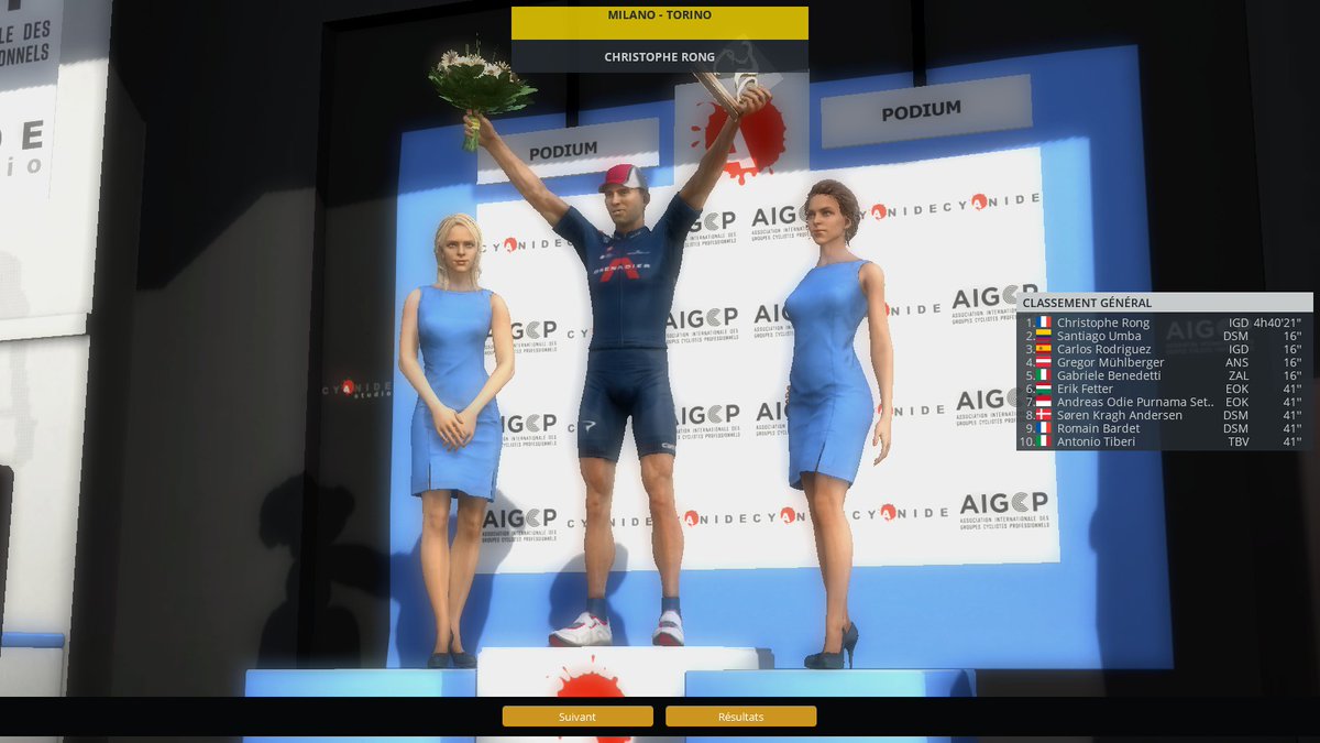 RongChristophe's tweet image. Je gagne Milano-Torino 2026 ! Ma première victoire avec le maillot arc-en-ciel. J&apos;ai réalisé tous mes rêves cette année ! #PCM2020