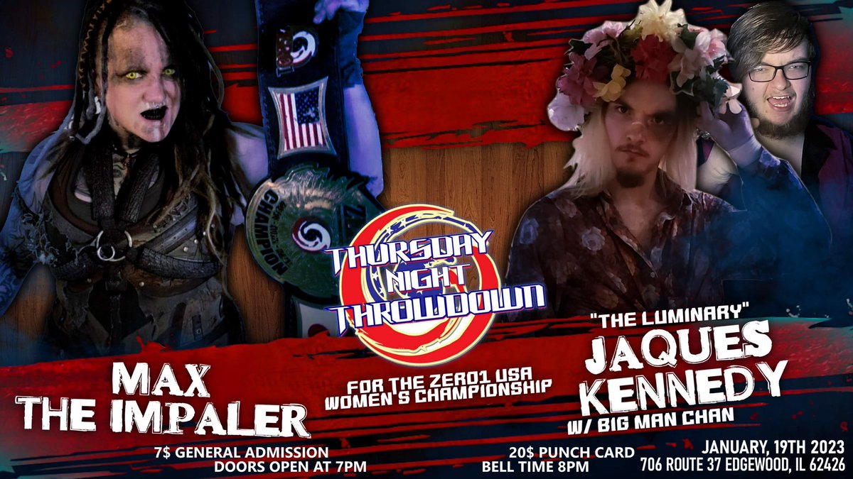 Zero1USAcom's tweet photo. Tickets are going fast for this weeks Thursday Night Throwdown!! @_theyaremax_ vs @PSI_Kennedy and @JoeyORiley11 vs @THE_PRODIGY_CMC are the double main events!! https://t.co/K9STvu6IpG https://t.co/NcODl30DWI
