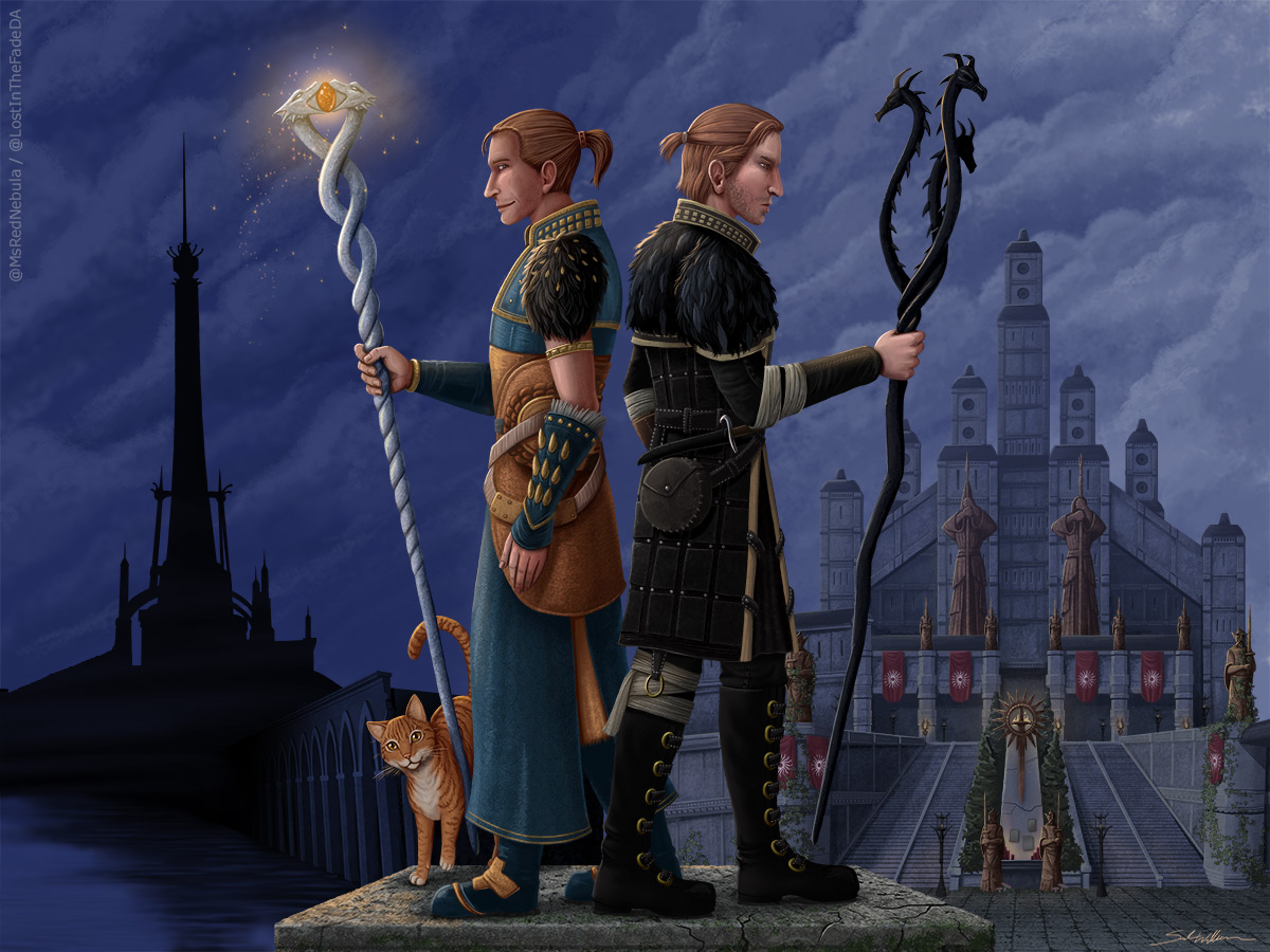LostintheFadeDA's tweet photo. This is my account for just Dragon Age, because of all the things I'm into, this seems to be the one that takes over my life for vast swathes at a time. ❤️

It's been a while since I made fanart, but here's some of it! I plan to do more soon, especially as the DA:D hype ramps up. https://t.co/7OZXHvygBQ