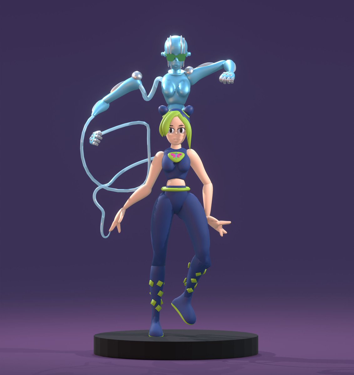 M_thimmig's tweet image. 10- #Sliced

Stand Master : Jolyne Kujo /Jojo

Stand : Stone Free 

Jojo Bizarre Adventure Stone Ocean

____
#sculptjanuary2023 #sculpt #sculpting #3dart #render #Blender3d #B3D #lowpoly #daily #netflix #Jojo #jolynekujo #stonefree #jojobizarreadventure