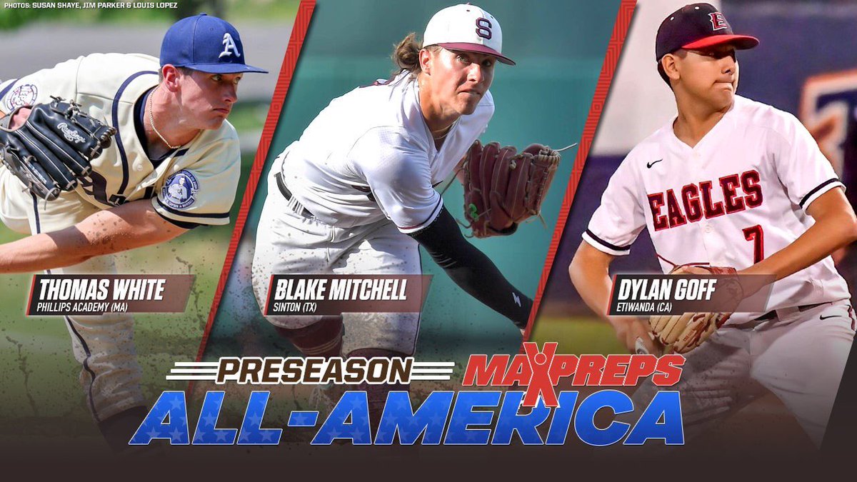 MaxPreps's tweet photo. High school baseball: 2023 Preseason MaxPreps All-America Team! ⚾️

✍️: https://t.co/oEHRcORUER https://t.co/ezdryC5Vw3