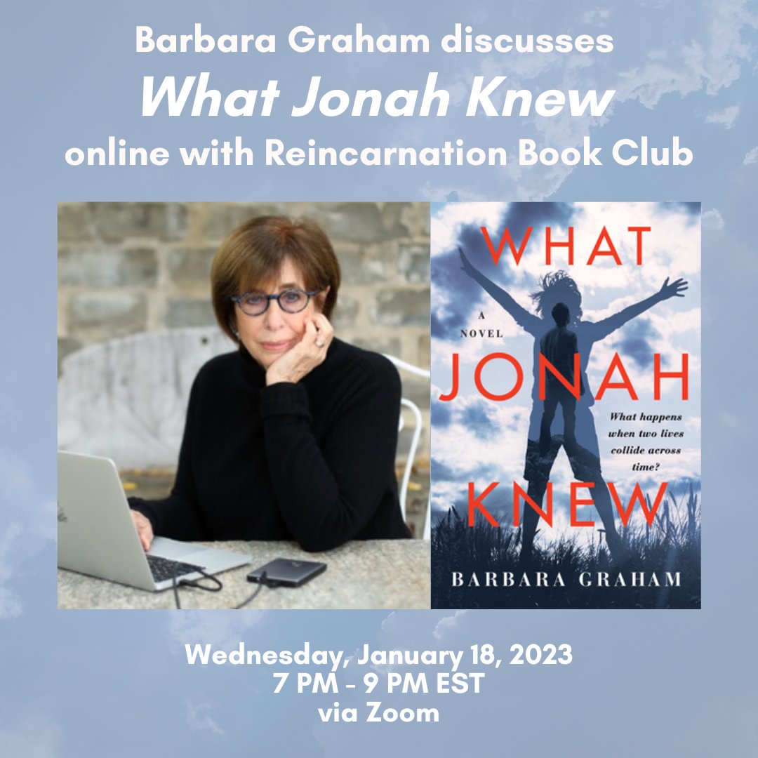 Tomorrow! I will be joining Reincarnation Book Club live via Zoom to discuss #WhatJonahKnew. Register and join me at 7pm ET. 

meetup.com/the-center-rva…