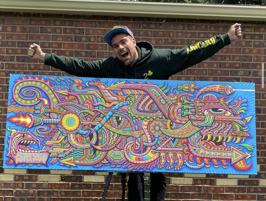 The feeling when you finish a multi year painting!