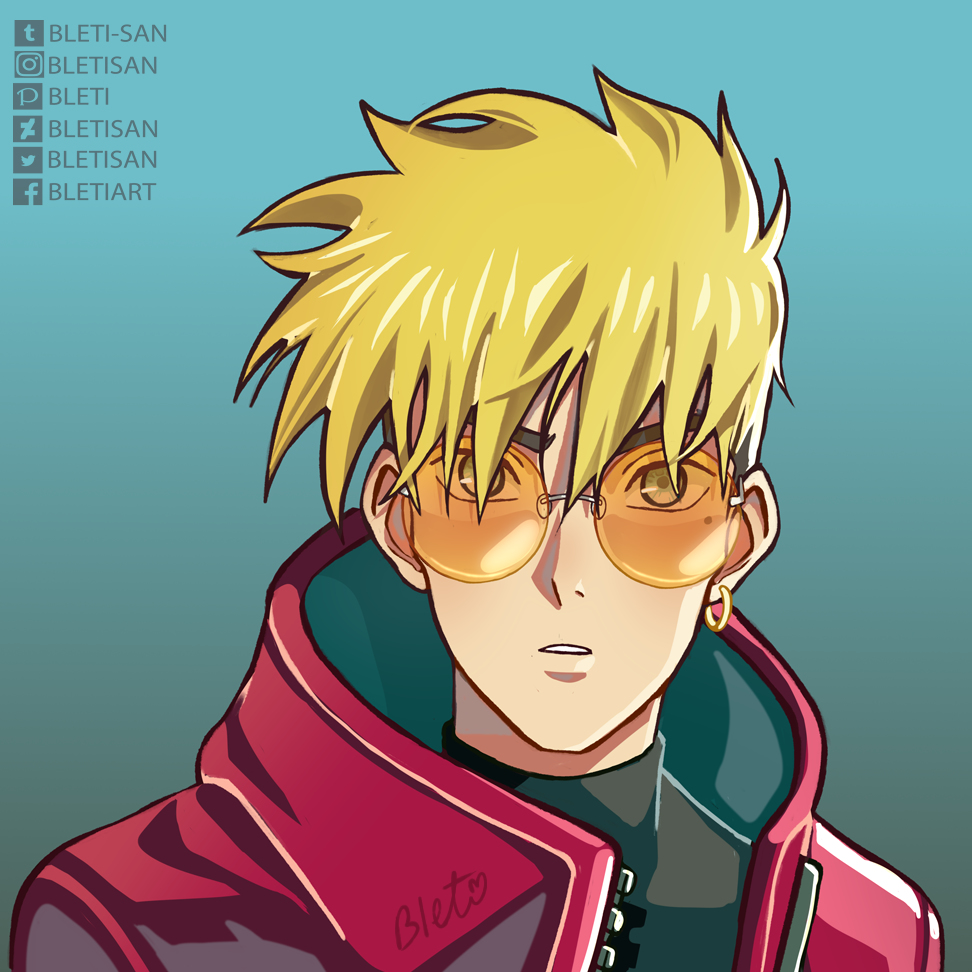 Bletisan's tweet photo. Vash #fanart #TRIGUN #トライガン #ヴァッシュ #trigunstanpede #ヴァッシュ・ザ・スタンピード https://t.co/diYJROeJpR https://t.co/Y4iK2Y2lkH