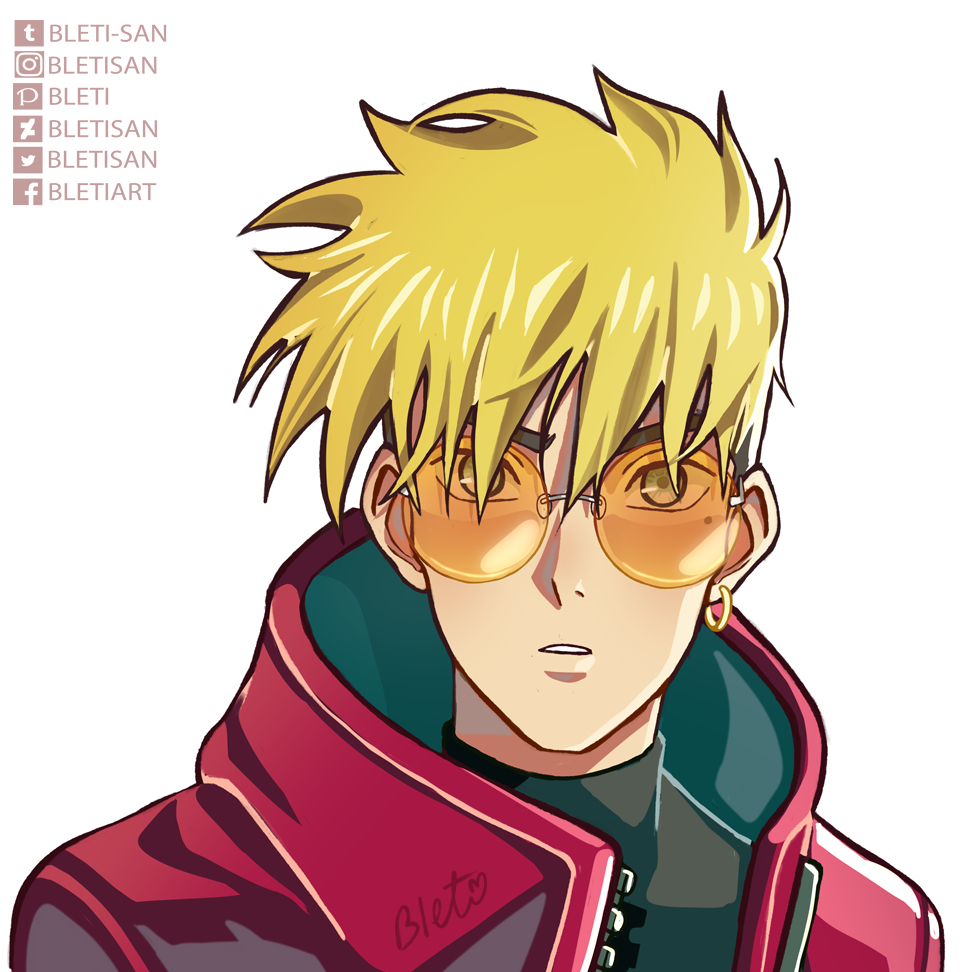 Bletisan's tweet photo. Vash #fanart #TRIGUN #トライガン #ヴァッシュ #trigunstanpede #ヴァッシュ・ザ・スタンピード https://t.co/diYJROeJpR https://t.co/Y4iK2Y2lkH