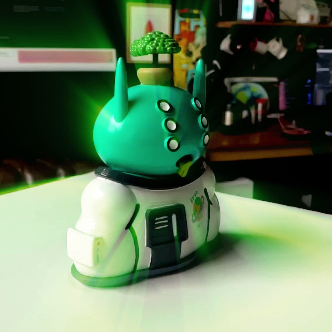 ChrisMGlenn's tweet image. gm

i think my @alienfrens is radioactive 

@OGRE_3D  wtf did you print this with?