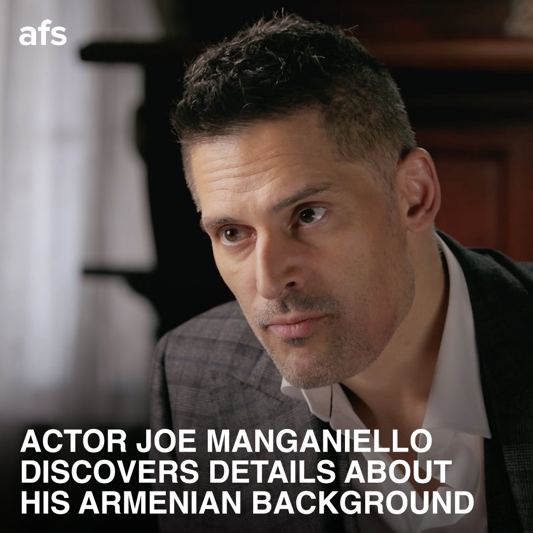 armenianfilms's tweet photo. Joe Manganiello has discovered more details about his Armenian background with the help of the @PBS genealogy show FINDING YOUR ROOTS. @JoeManganiello https://t.co/Pkcr3XMbzV