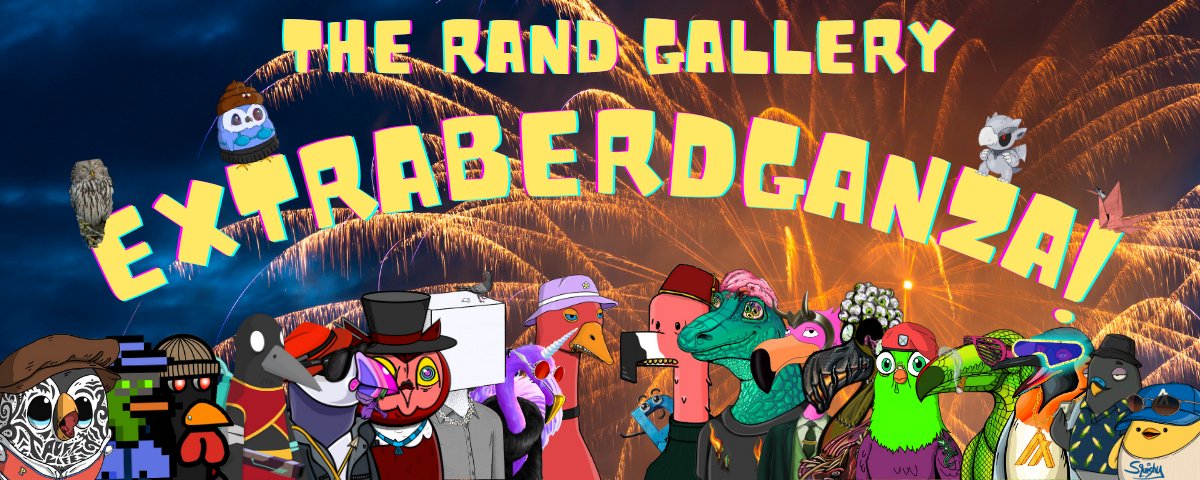 RandGallery's tweet image. BOOM! WE JUST HIT 10K FOLLOWERS!! 🥳🥳🥳
THANK YOU #ALGOFAM! 🫡
And to celebrate..... :: DRUM ROLL :: 🥁
We are having an #EXTRABERDGANZA! 🐦🦅🦆🦢🦉🦚🦜🦤🦃🕊️
Click for more info:
forms.gle/Kq7szQ4Ux6ZoEu…
#BERDCHAIN #WELOVEALGOFAM