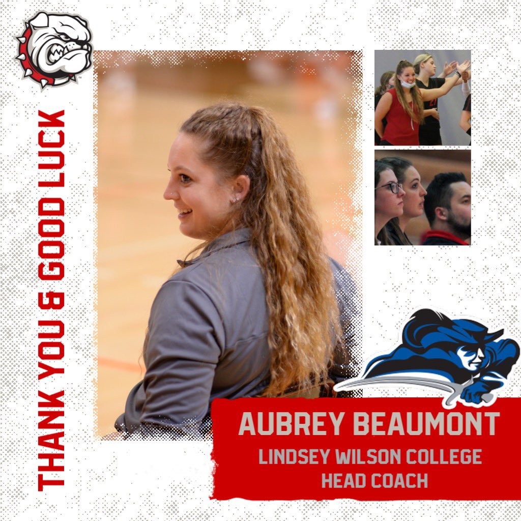 Bittersweet goodbye to Aubrey our assistant coach as she moves up as a head coach! We wish you the best! #BulldogPride